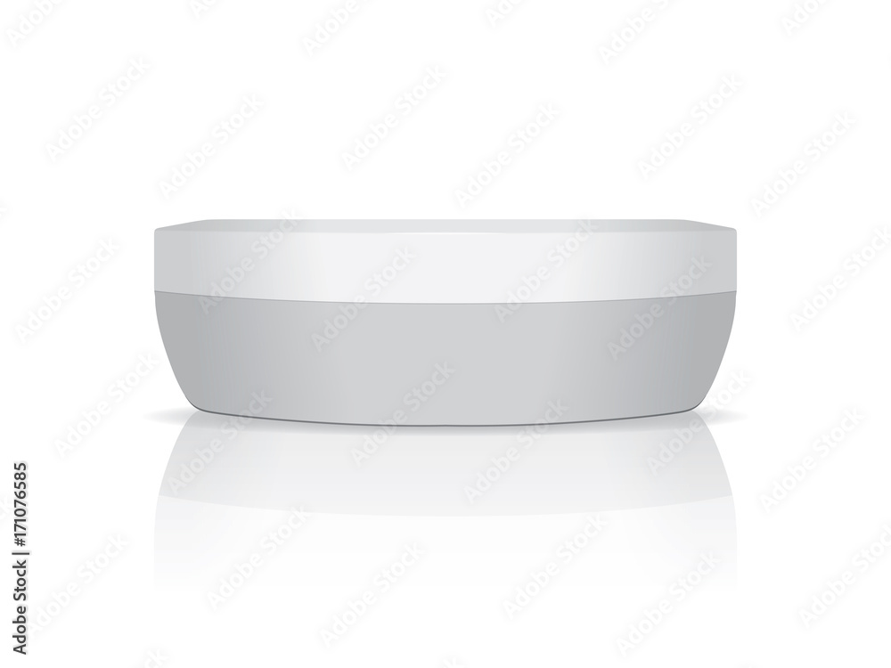 A jar of cream for your design and logo. It's easy to change colors. Mock Up. Vector EPS 10 A jar of cream for your design and logo. It's easy to change colors. Mock Up. Vector EPS 10