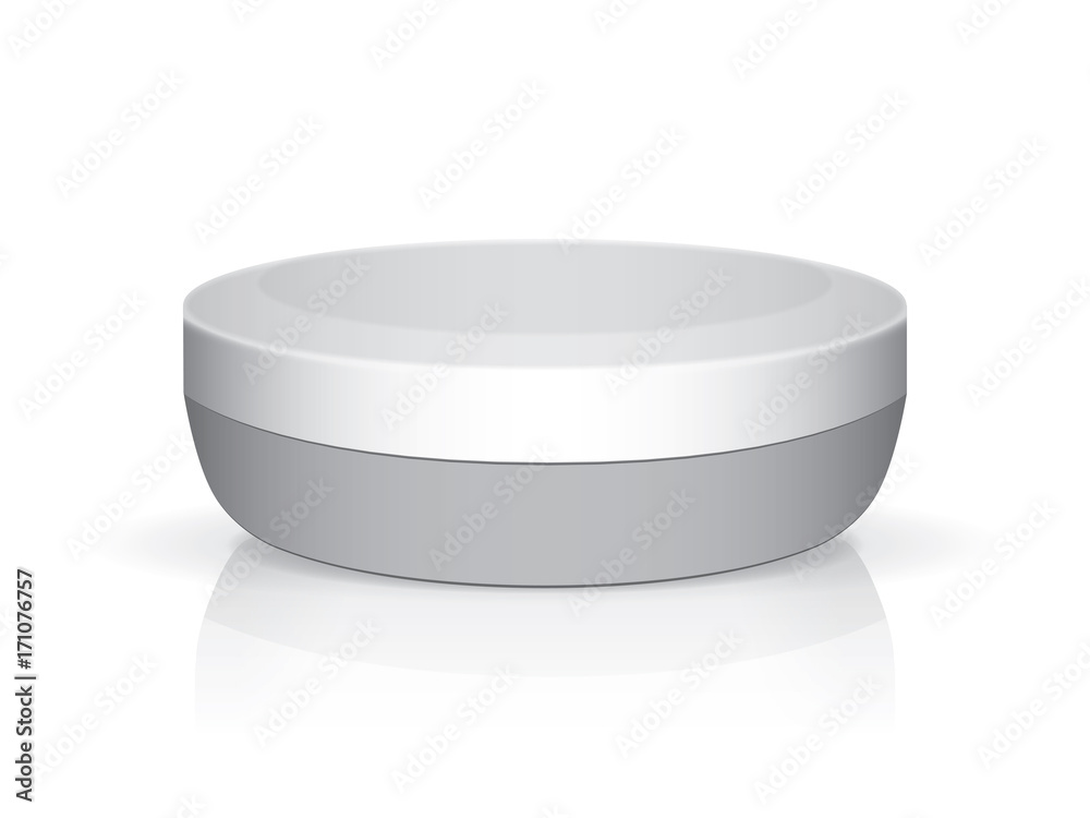 A jar of cream for your design and logo A jar of cream for your design and logo