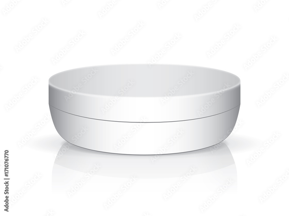A jar of cream for your design and logo A jar of cream for your design and logo
