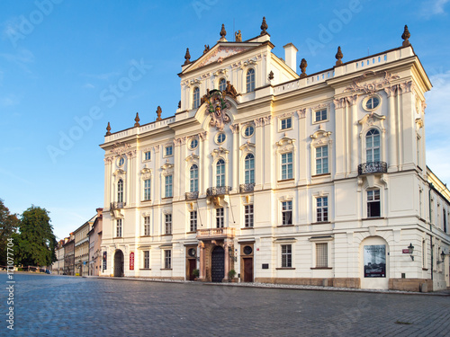 Archbishop Palace at Hradcany Square near Prague Castle, Prague, Czech Republic.