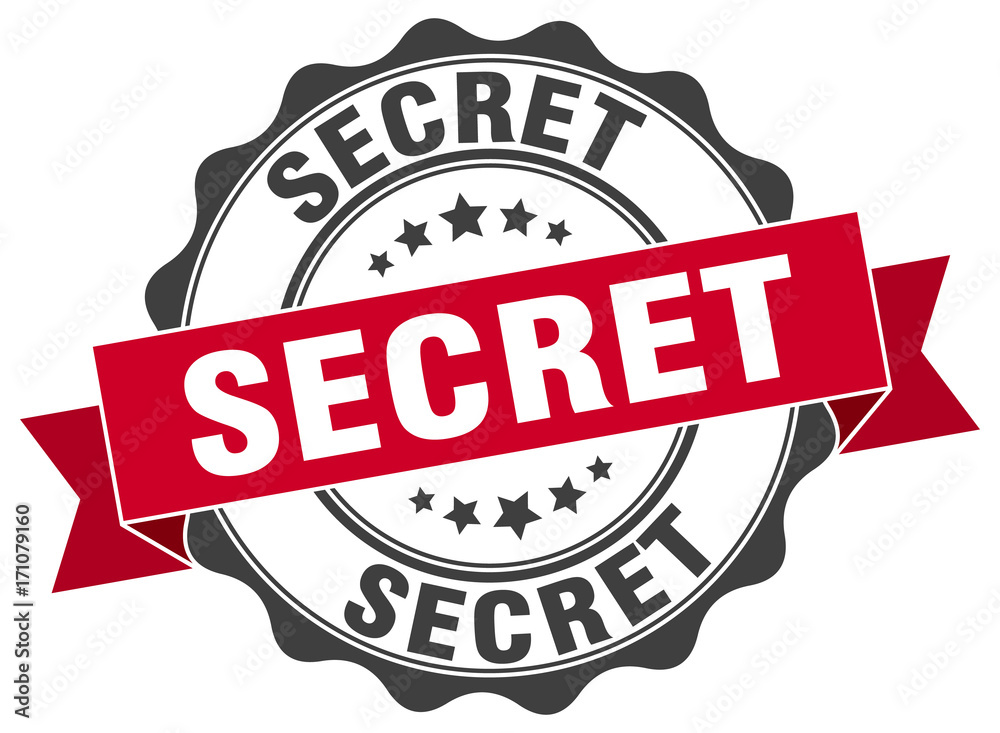 Fototapeta premium secret stamp. sign. seal