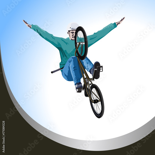 Vector BMX Biker