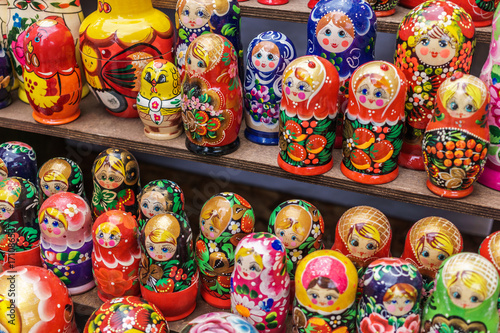 Matryoshka is a Russian wooden toy in the form of a painted doll