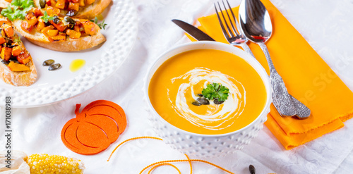 Wallpaper Mural Frische Hokkaido Kürbis Suppe  Torontodigital.ca