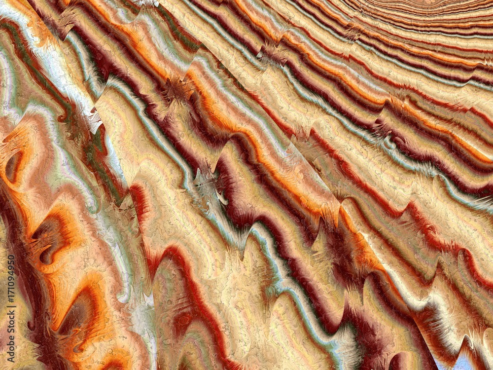 Obraz premium Tabby Gem Texture Background - Fractal Art 