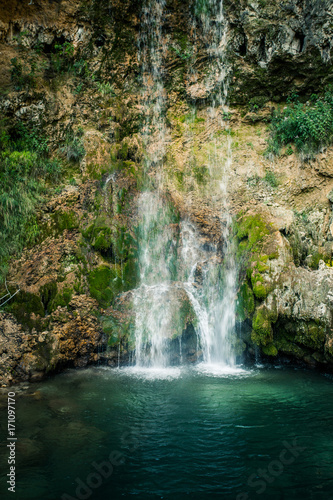 Fototapeta Naklejka Na Ścianę i Meble -  beautiful waterfall Veliki Buk, Lisine in Serbia