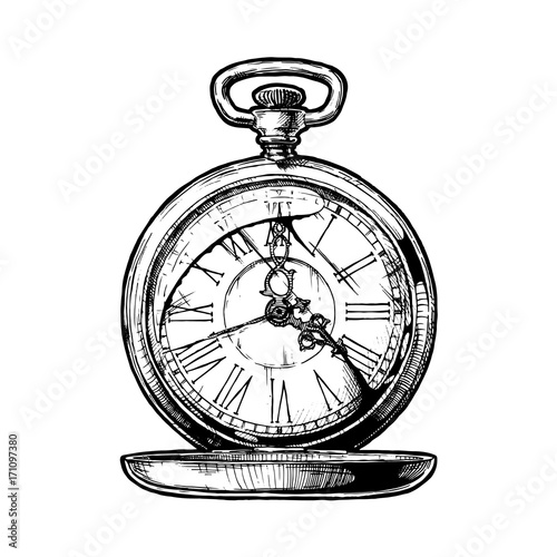 illustration of pocketwatch