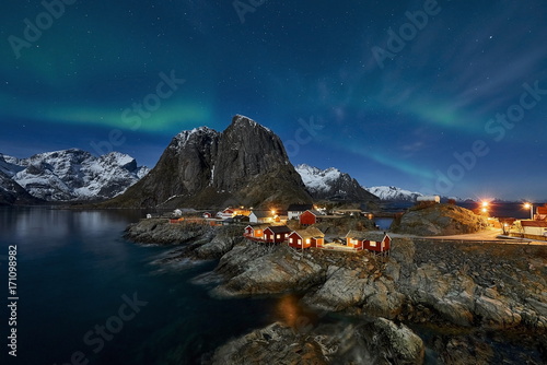 Hamnoy, Lofoten, Norway2017 - aurora borealis