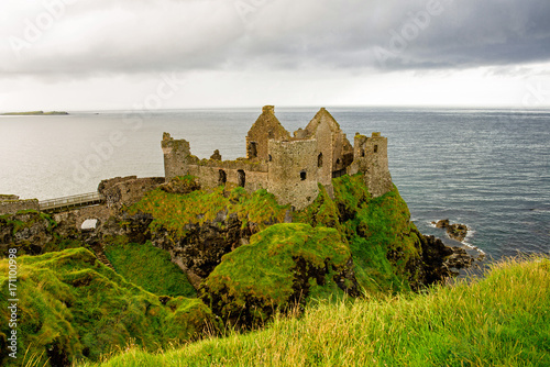 Dunluce castle in Northern ...