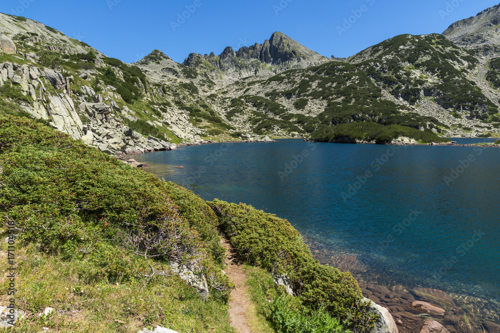 Amazing Landscape with Big Valyavishko Lake and Dzhangal peak, Pirin Mountain, Bulgaria