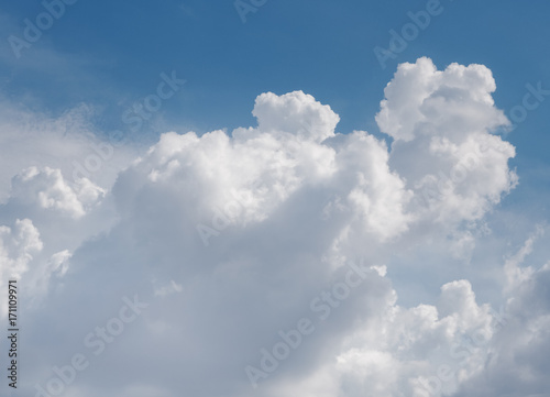 Blue sky with lots clouds, Used for background