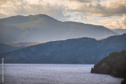 Mountains in the Patagonian sunset © MartinFederico