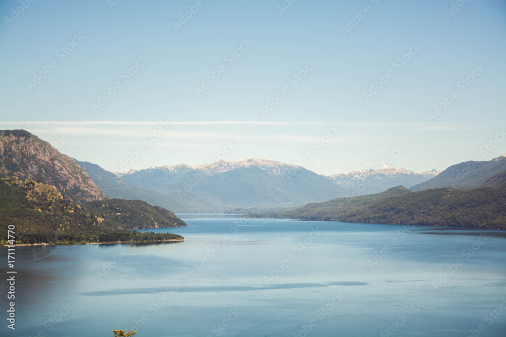 Lake Lacar, Andes Mountains, Patagonia Argentina