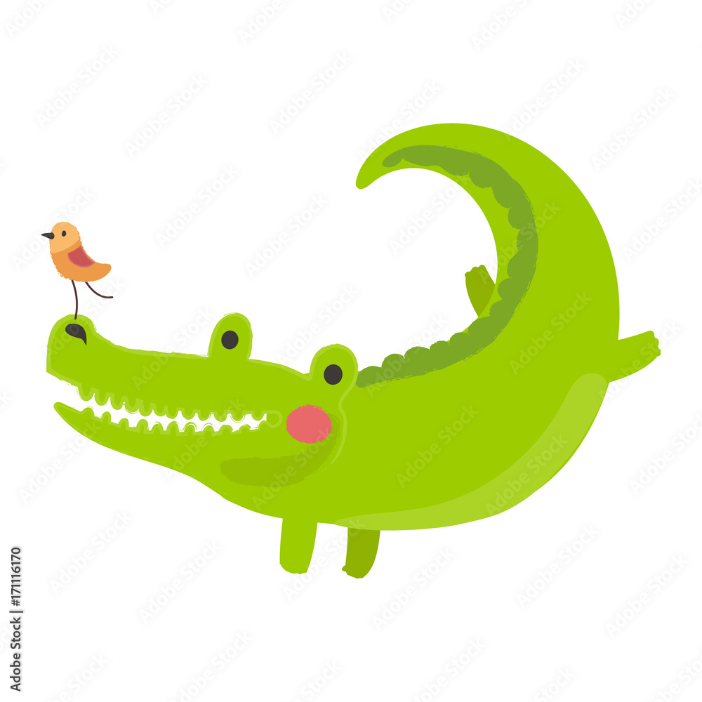 Fototapeta premium Illustration drawing style set of animal