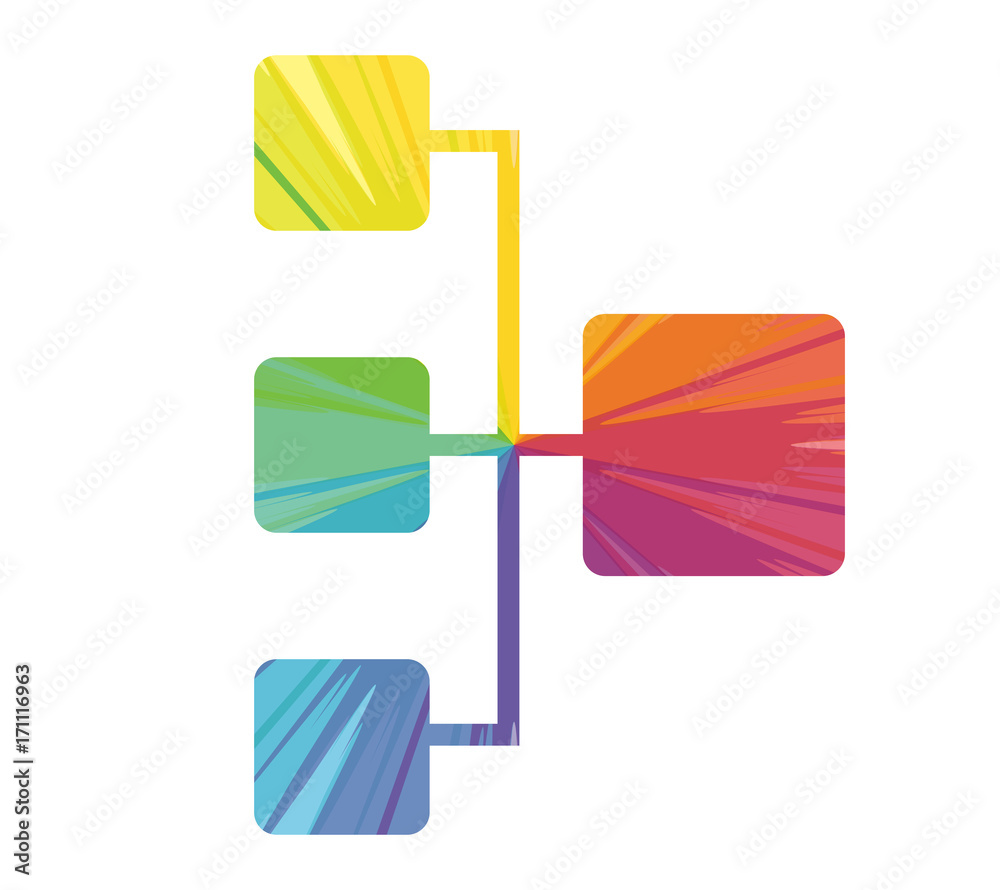 net multicolored abstract icon net multicolored abstract icon