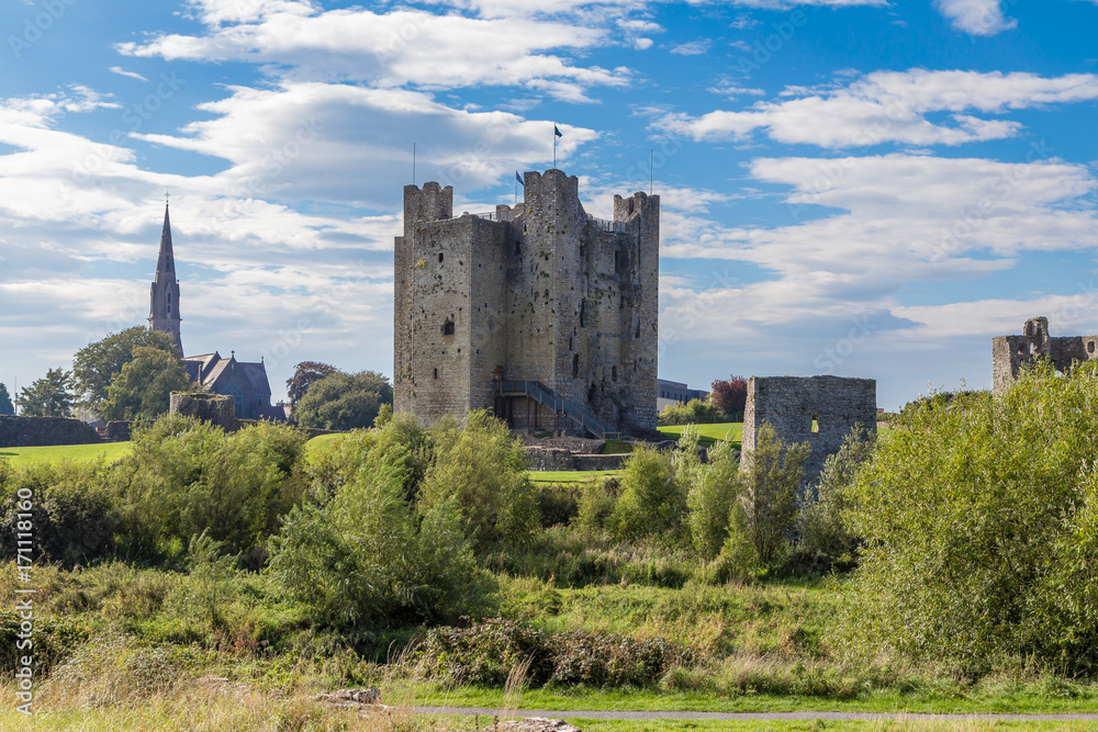 Trim Castle in Trim, County Meath, Ireland