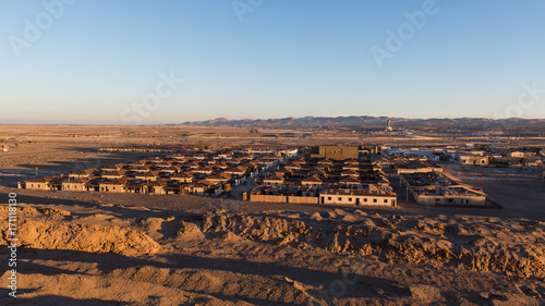 Humberstone historic Saltpetre works in norther Chile