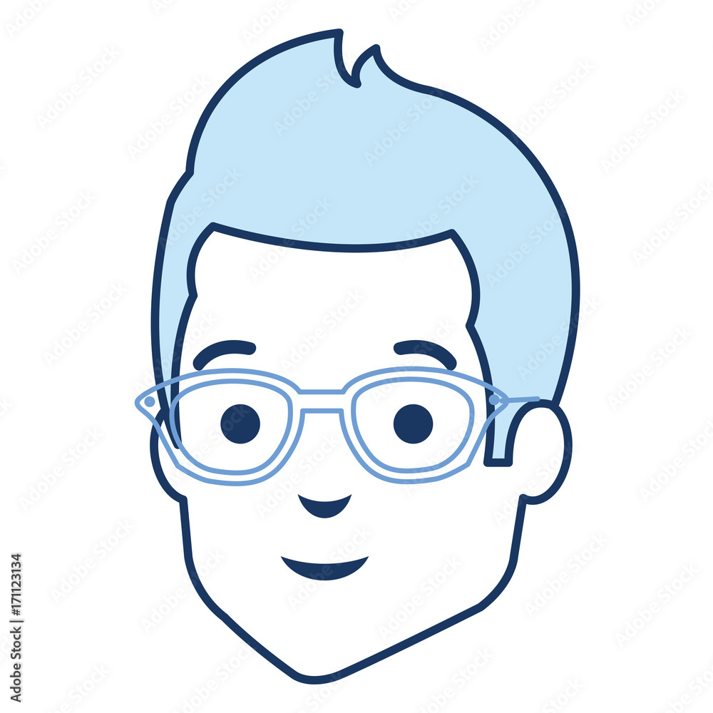 young man head avatar character vector illustration design young man head avatar character vector illustration design