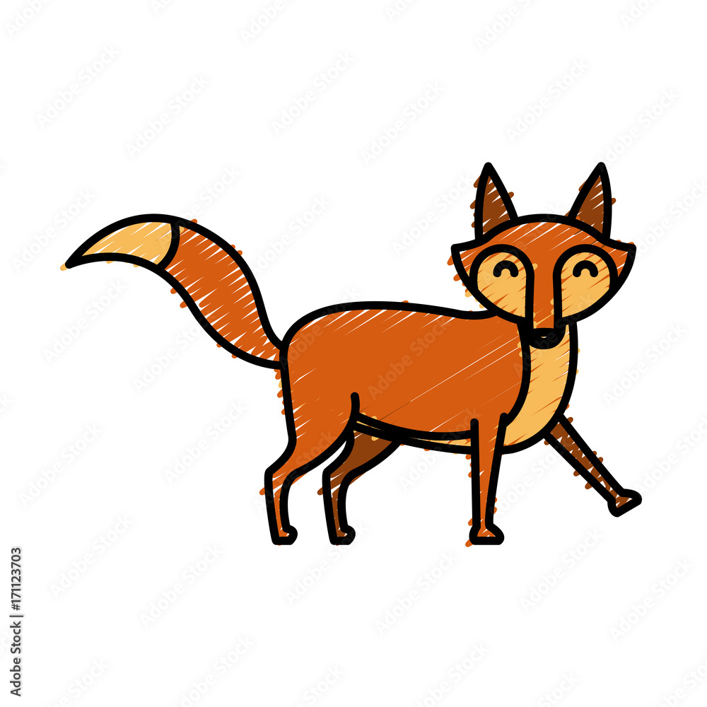 Fox animal cartoon icon vector illustration graphic design Fox animal cartoon icon vector illustration graphic design