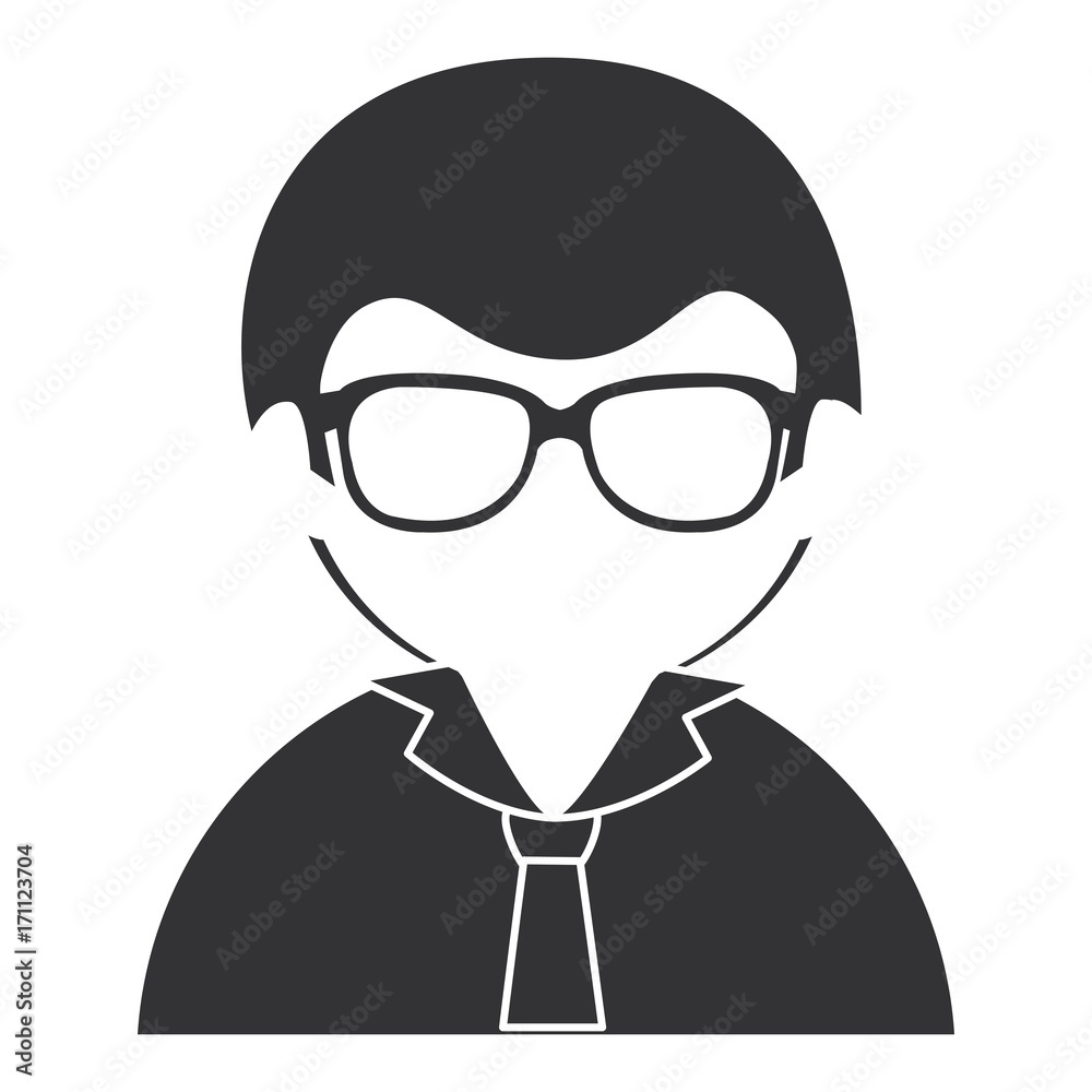 elegant businessman avatar character vector illustration design elegant businessman avatar character vector illustration design