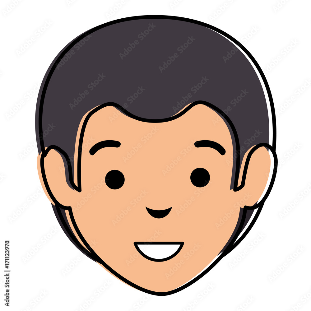 young man head avatar character vector illustration design young man head avatar character vector illustration design