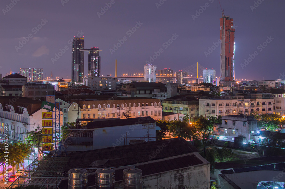 Obraz premium バンコクの夜景