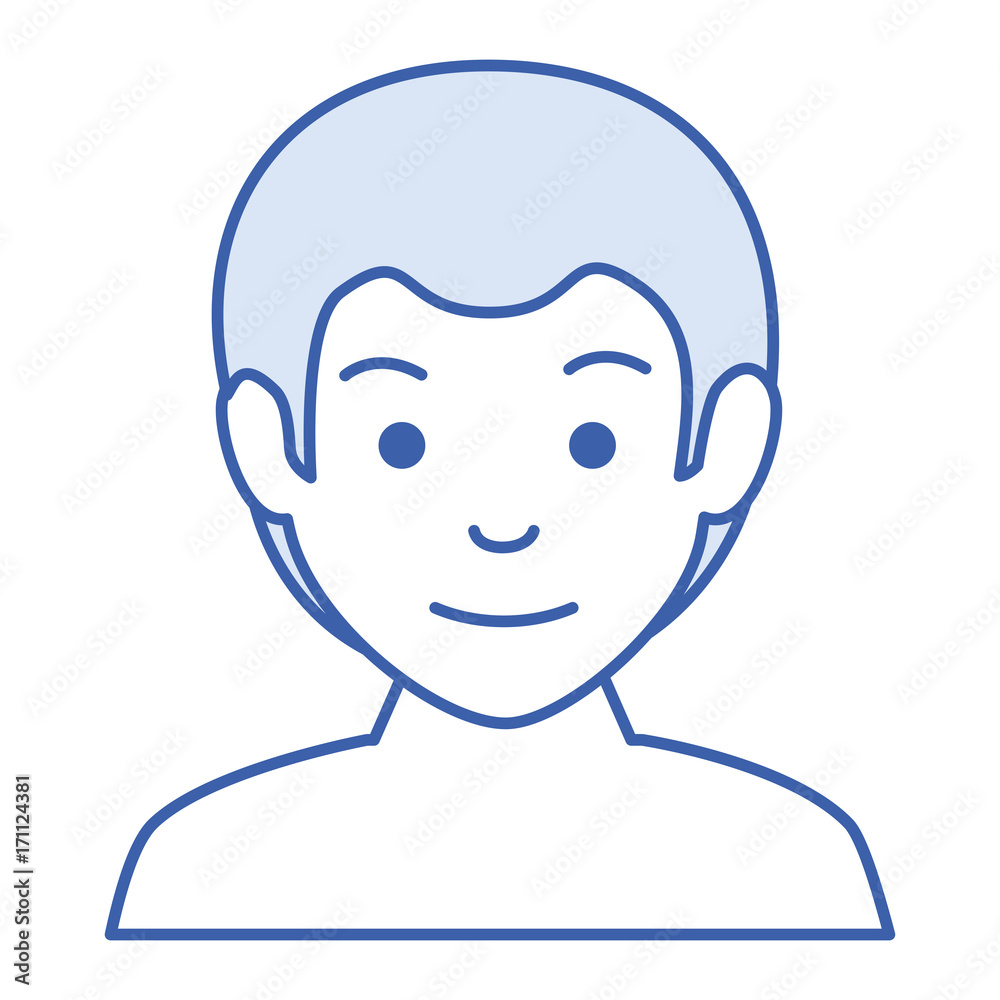 young man shirtless avatar character vector illustration design young man shirtless avatar character vector illustration design