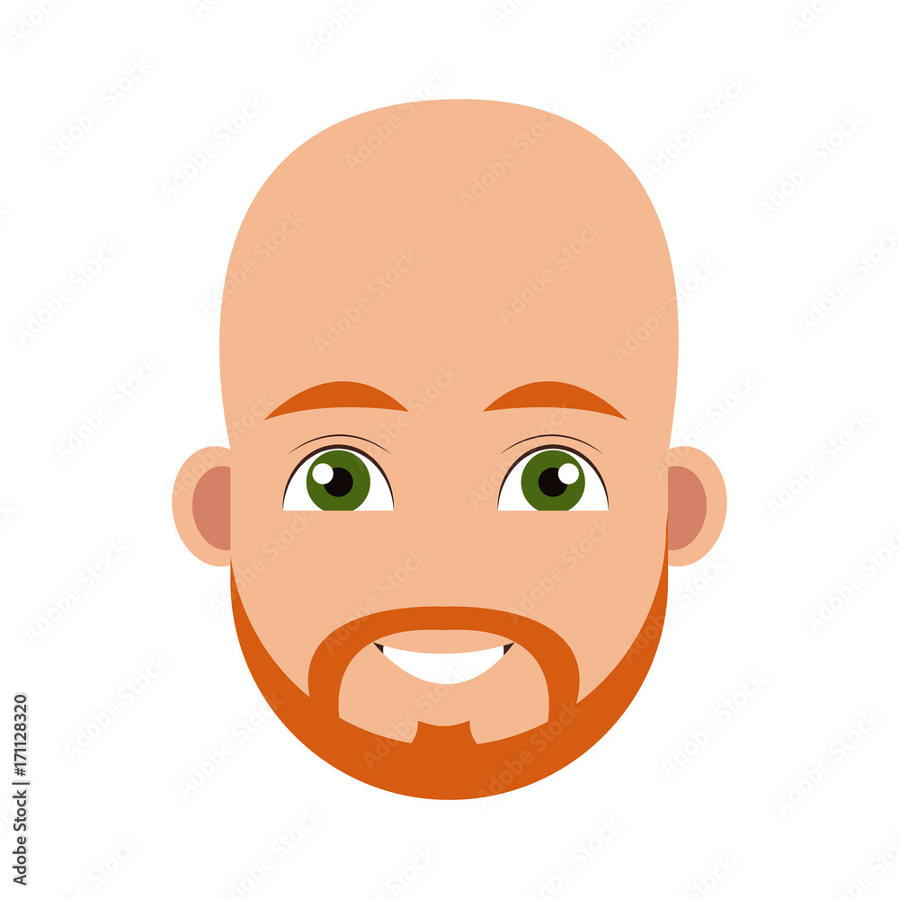 Fototapeta premium Young man cartoon icon vector illustration graphic design