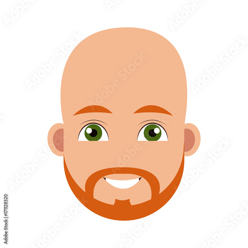 Young man cartoon icon vector illustration graphic design