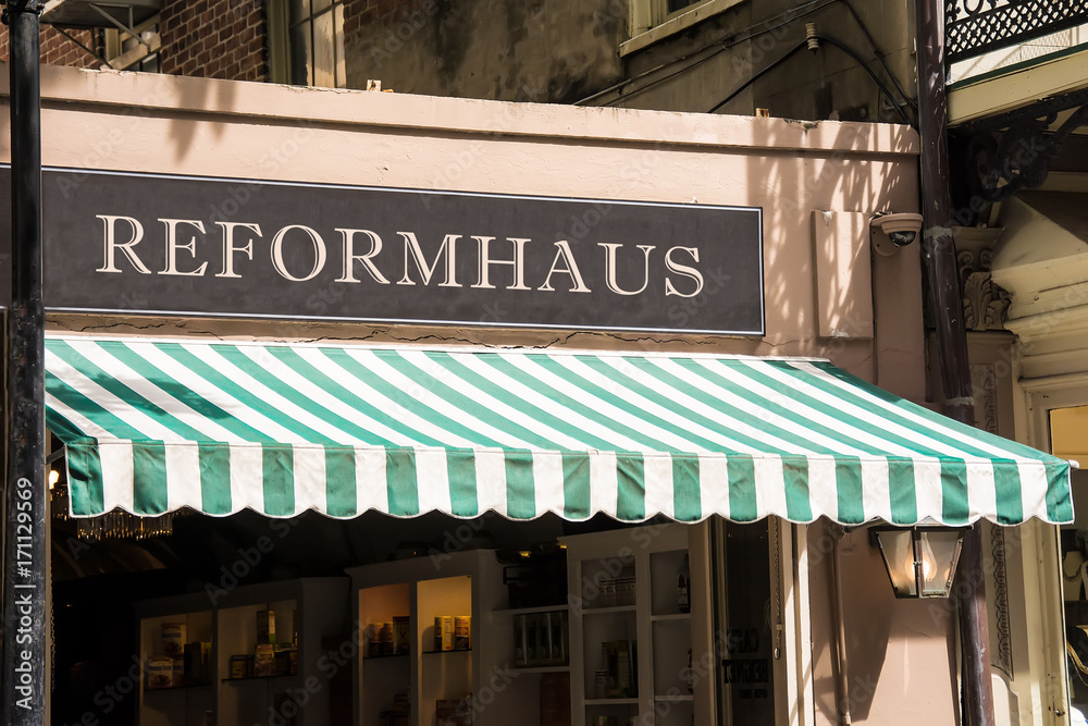 Obraz premium Schild 276 - Reformhaus