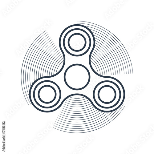 spinner for rotating fingers