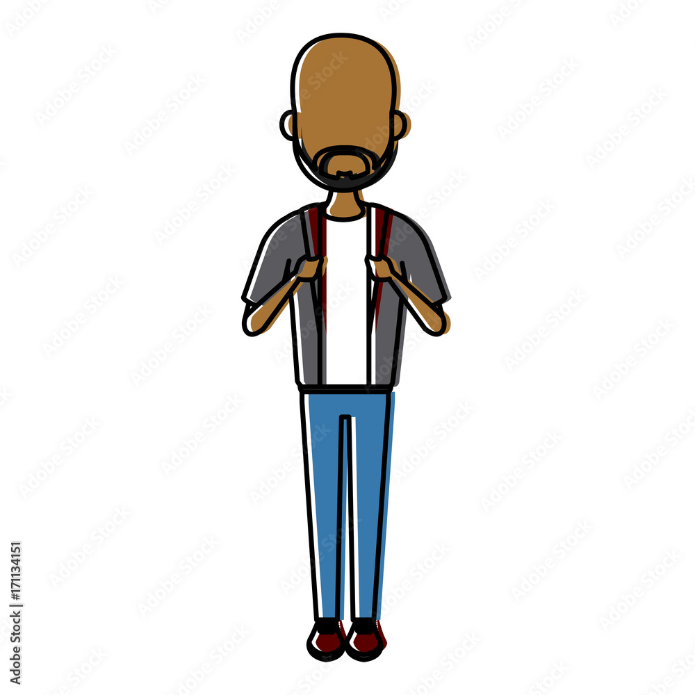 Young man cartoon icon vector illustration graphic design Young man cartoon icon vector illustration graphic design