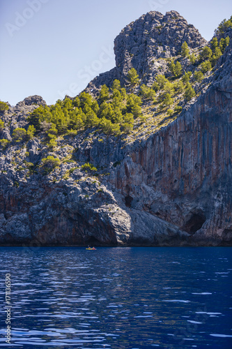 beautiful scenery with shoreline in Palma de Mallorca © czamfir