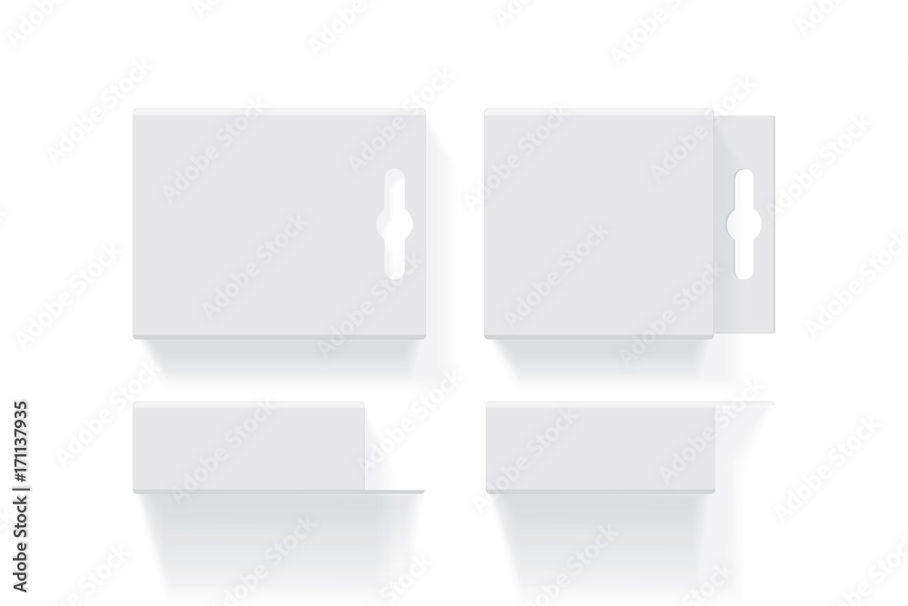 Box for your design and logo. Easy to change colors. Mock Up. Vector EPS10 Box for your design and logo. Easy to change colors. Mock Up. Vector EPS10