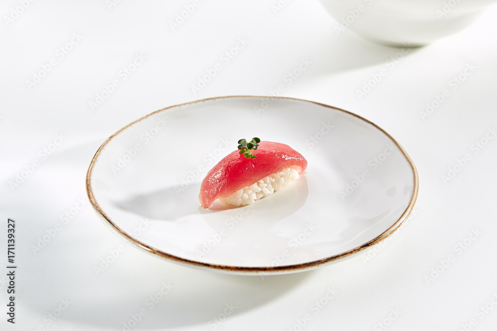 Exquisite Asian menu in the restaurant