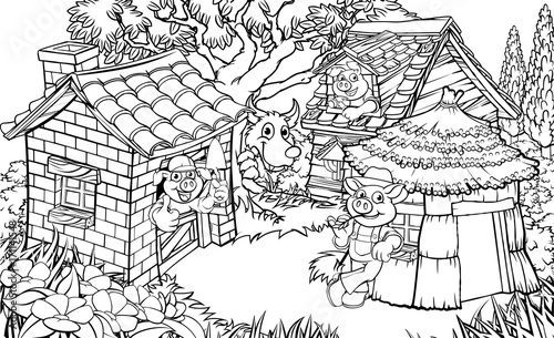 The Three Little Pigs Fairytale