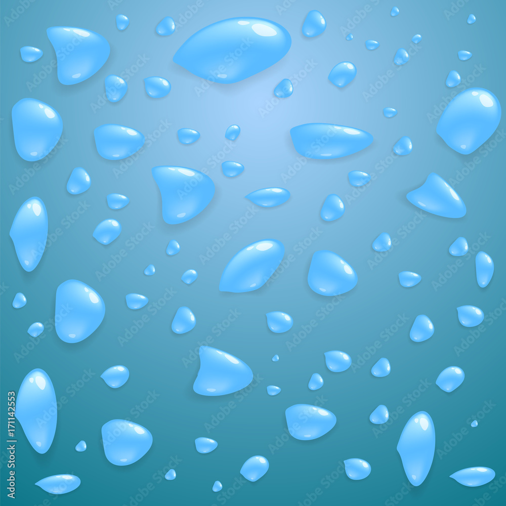 Set of Water Drops Set of Water Drops