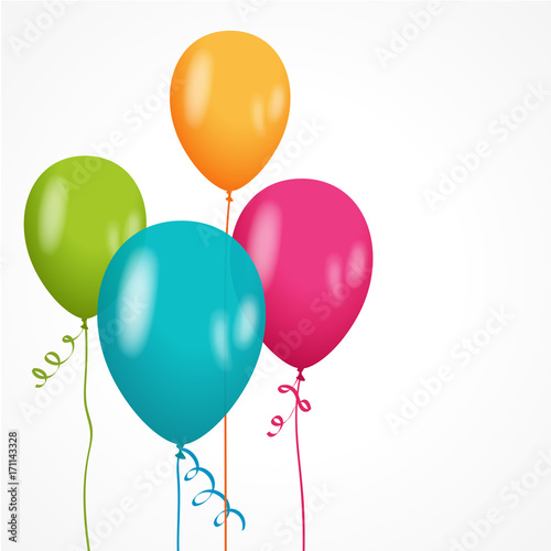 ballons colorés