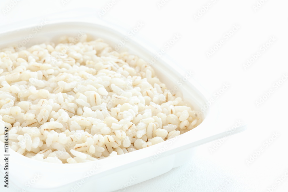 rolled barley rice for emergancy food image rolled barley rice for emergancy food image