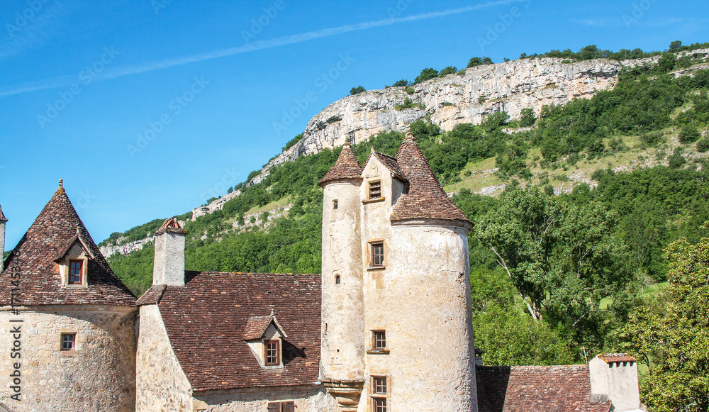 Autoire. Ancien château de Limargue. Lot. Occitanie