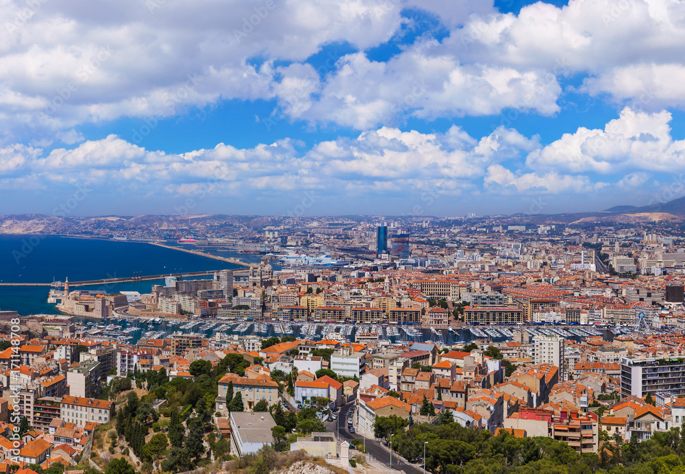Marseille panorama - France