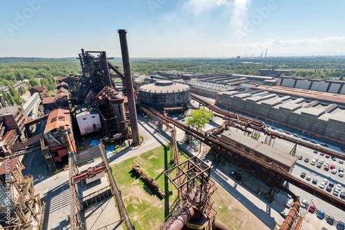 Old steel factory Vitkovice photo
