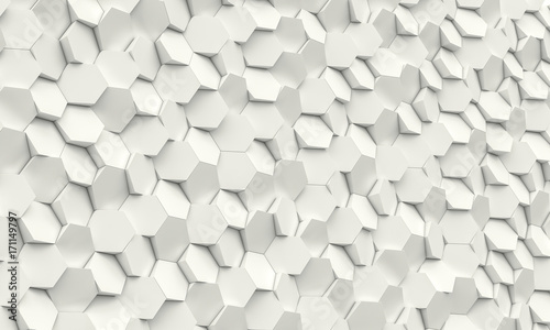 Fototapeta Naklejka Na Ścianę i Meble -  hexagon geometric background