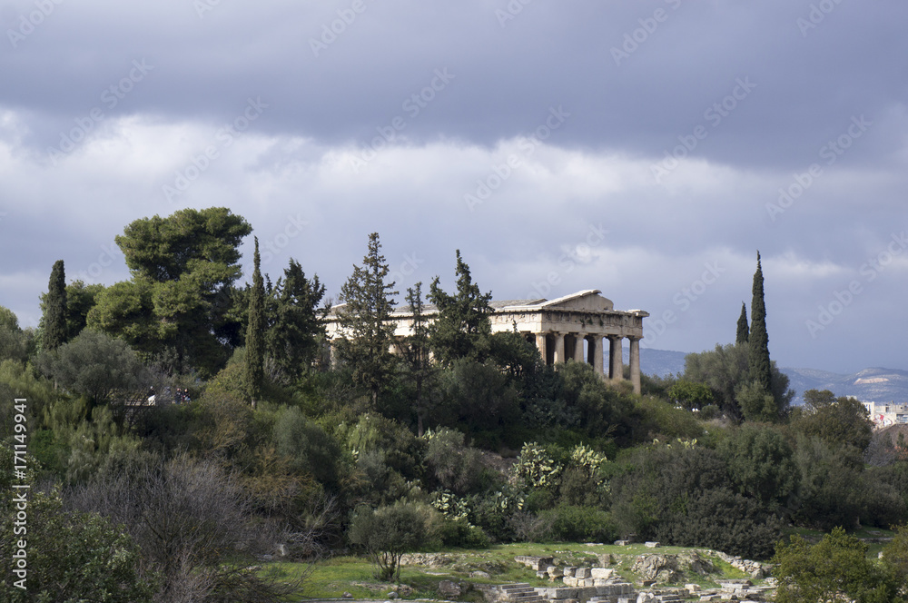 Hellenic Temple of Hephaestus in Athens, Greece