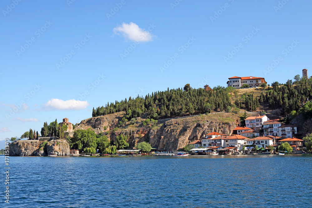Jovan Kaneo church and buildings Ohrid Macedonia