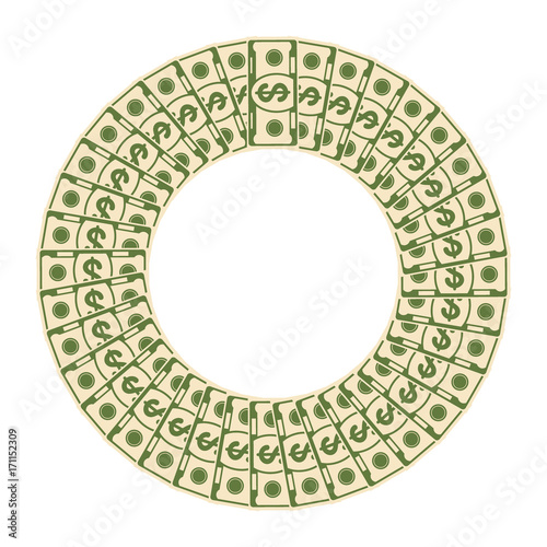 money round frame