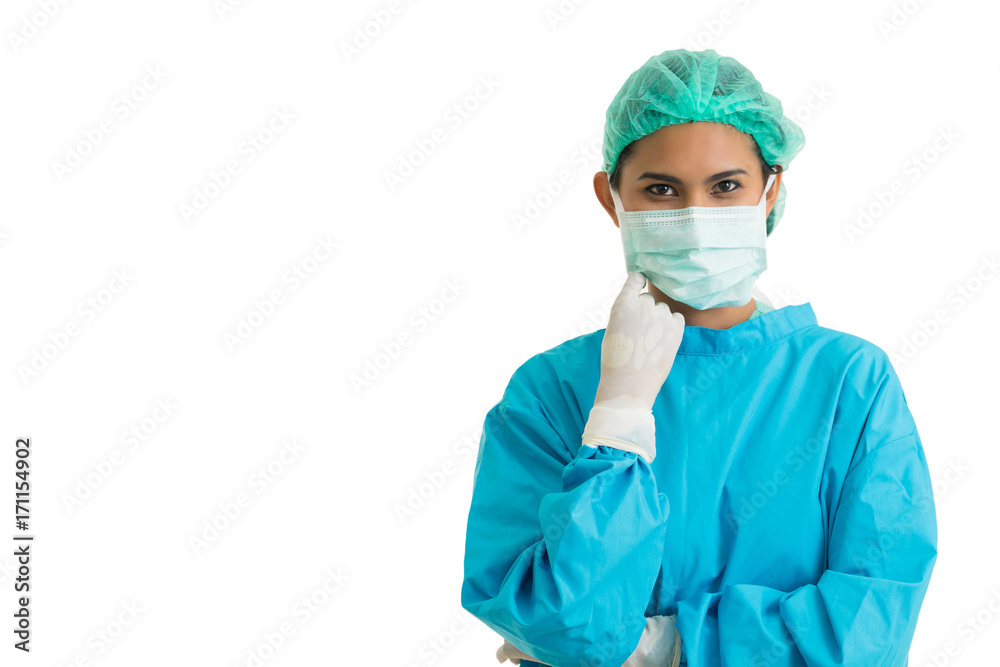 portrait medical doctor on white background portrait medical doctor on white background