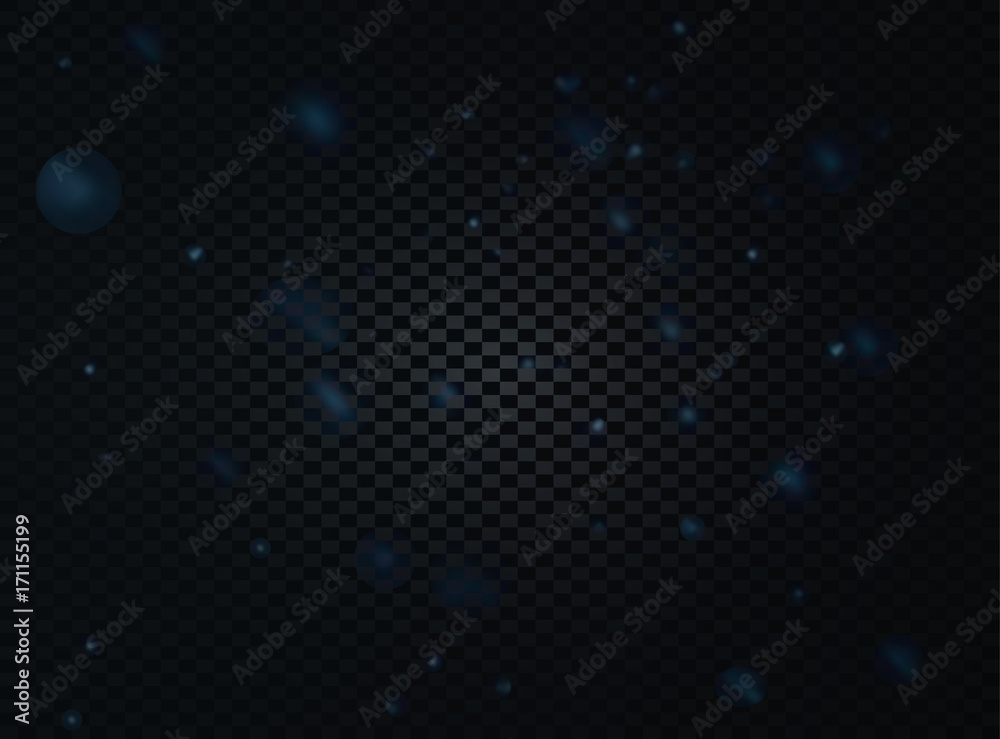 Obraz premium Winter falling snow. Vector background illustration.