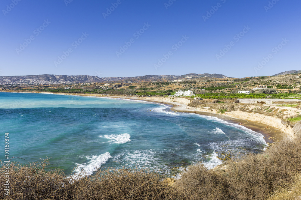 Fototapeta premium The Bay on the Cyprus coast