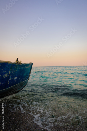fishing-boat on the beach